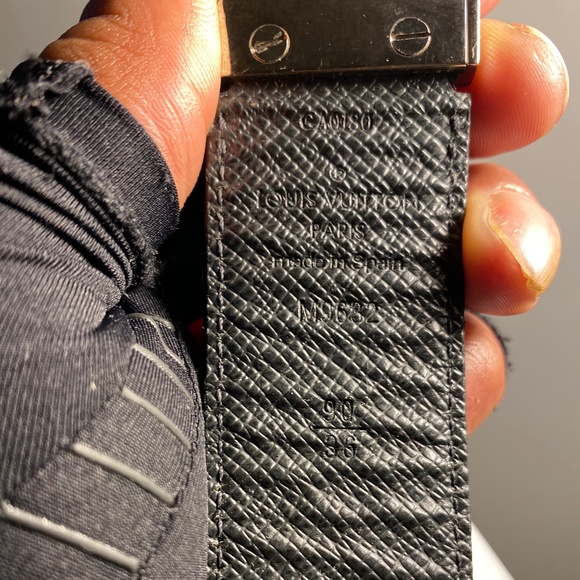 Louis Vuitton Damier Graphite two-sided belt - Picture 7 of 8